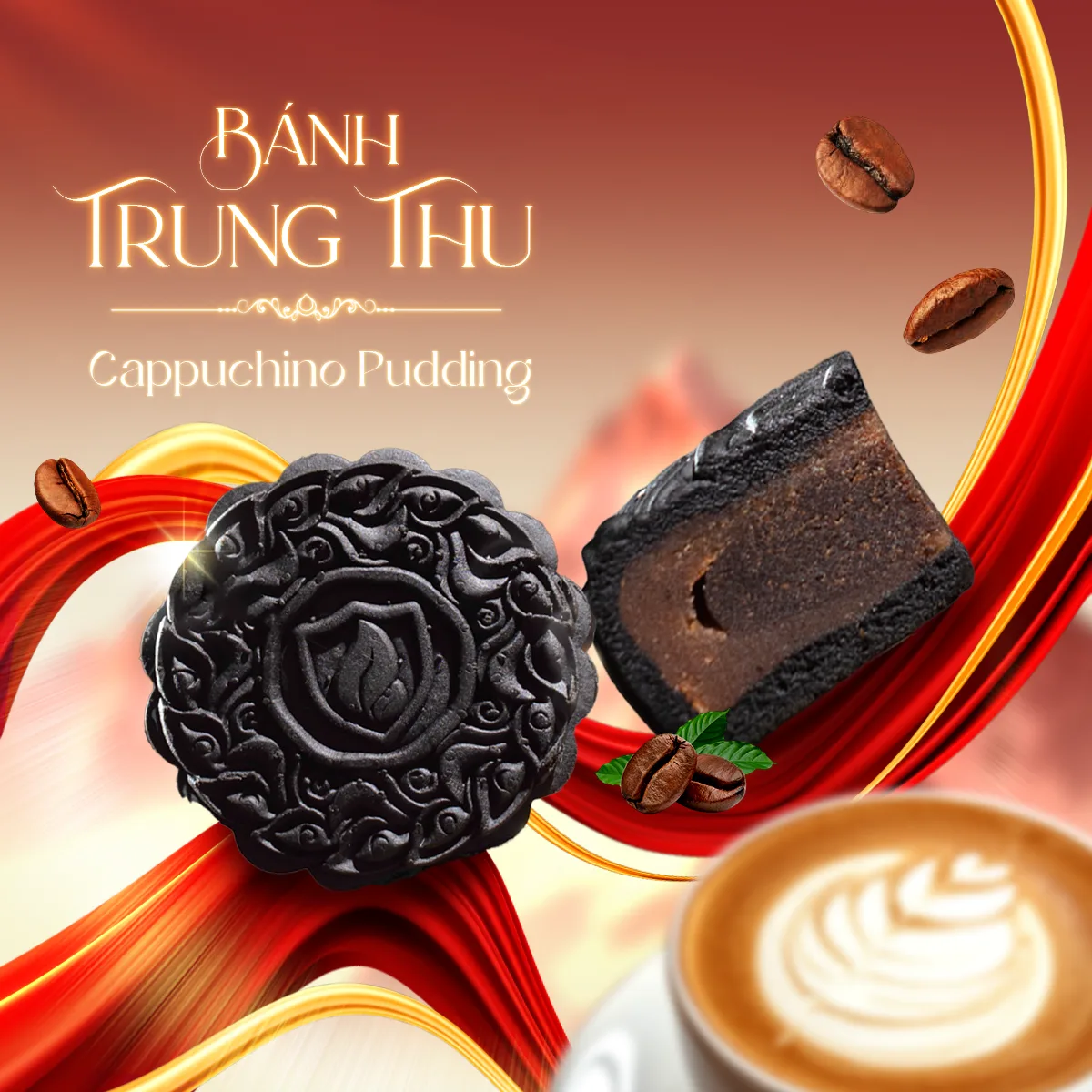 Bánh Trung Thu doanh nghiệp — Bánh Cappuccino Pudding