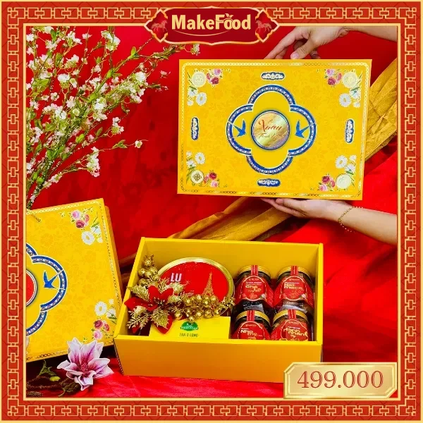 Thiệp và lời chúc Tết doanh nghiệp gửi kèm set quà Tết
